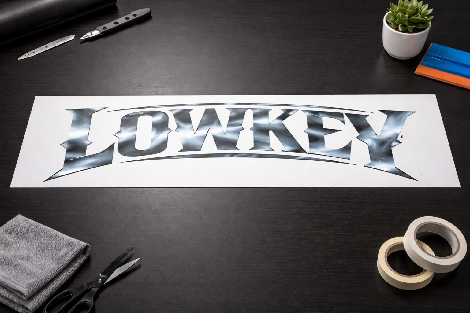 CHROME "LOWKEY" BANNER