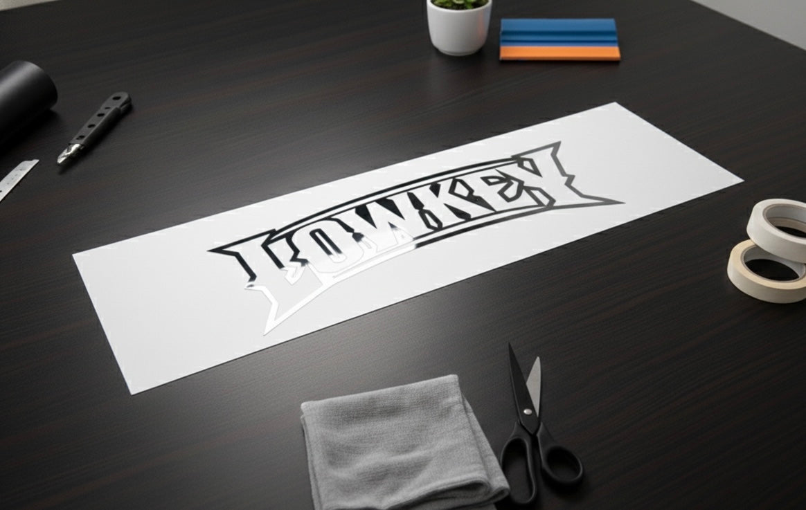 CHROME “LOWKEY” HOLLOW BANNER